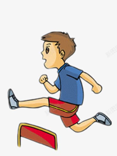 跑步的男孩png免抠素材_新图网 https://ixintu.com 人物 健身 卡通 彩色