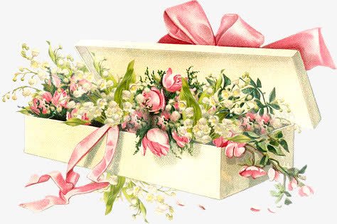 粉色丝带粉色花朵花束png免抠素材_新图网 https://ixintu.com 丝带 粉色 花朵 花束