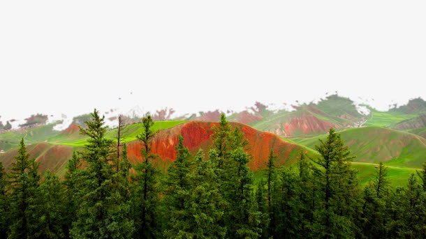 青海祁连山十png免抠素材_新图网 https://ixintu.com 名胜古迹 旅游风景 著名建筑