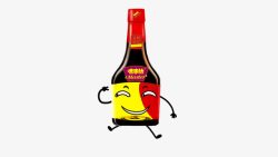酱油瓶卡通会动的酱油高清图片