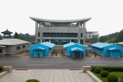 朝鲜开城停战纪念馆素材