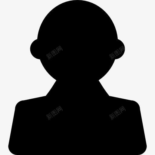 用户轮廓的黑色变种图标png_新图网 https://ixintu.com 业务包 人 商人 形状 用户 男 界面 轮廓 黑色