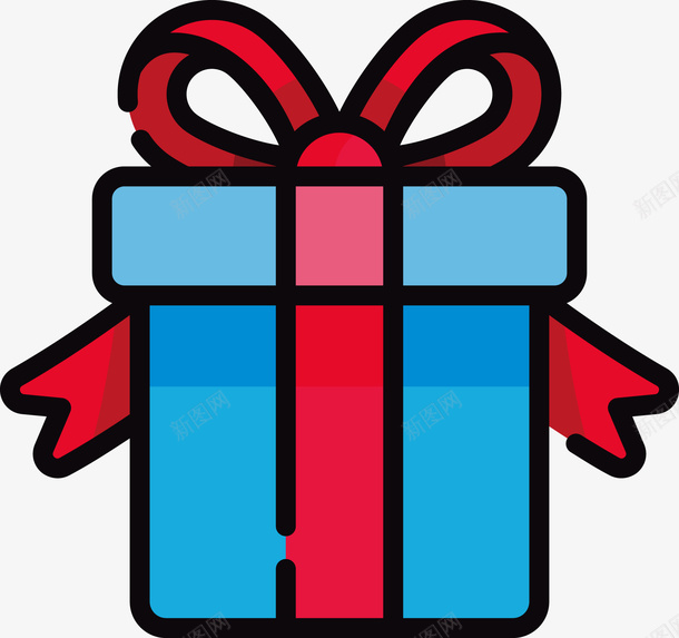 蓝色礼物盒矢量图eps免抠素材_新图网 https://ixintu.com 矢量礼物盒 矢量红色彩带 礼物盒 红色彩带 蓝色礼物盒 矢量图
