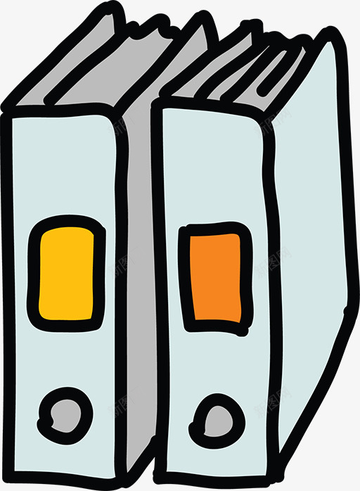 卡通文件夹png免抠素材_新图网 https://ixintu.com 商务元素素材 手绘文件夹 文件夹