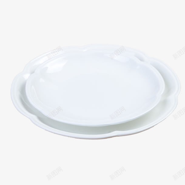 两个白色陶瓷盘子png免抠素材_新图网 https://ixintu.com 两个 器皿 白色 盘子 陶瓷