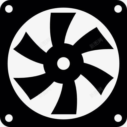 风扇图标png_新图网 https://ixintu.com 冷 电 计算机技术 风扇logo