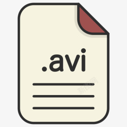 AVI文件延伸文件格式视频文件素材