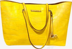 黄色挎包手提包素材