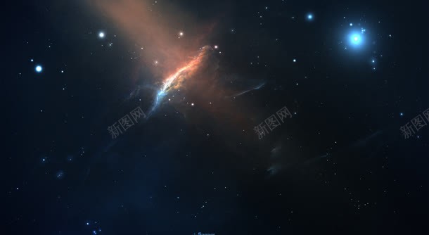 星云天际宣传海报jpg设计背景_新图网 https://ixintu.com 天际 宣传 星云 海报