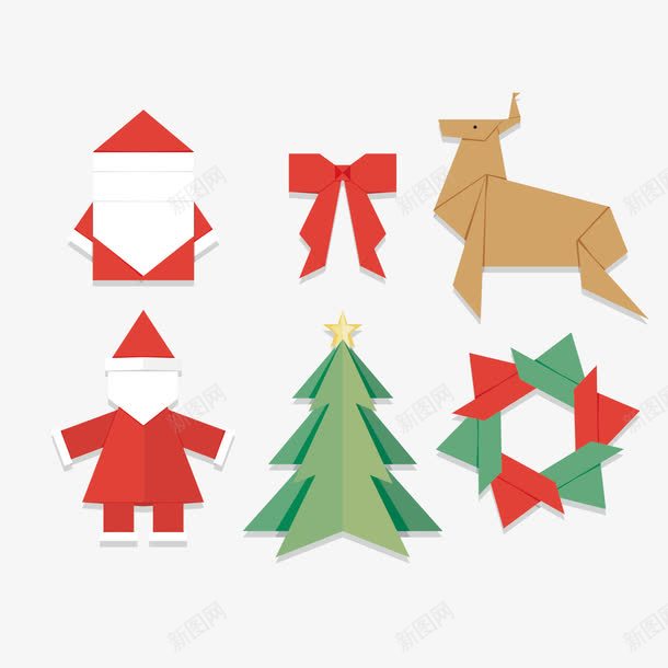 装饰图案png免抠素材_新图网 https://ixintu.com 圣诞树 外国人 节日元素