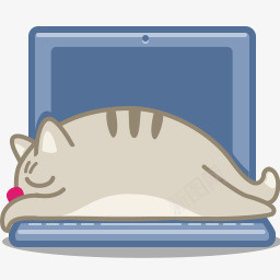 猫的笔记本电脑图标png_新图网 https://ixintu.com cat laptop 猫 笔记本电脑