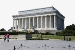 美国林肯纪念堂景区旅游景区林肯纪念堂高清图片
