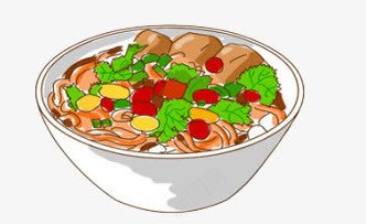 美食png免抠素材_新图网 https://ixintu.com 卡通 手绘 白碗 重庆美食