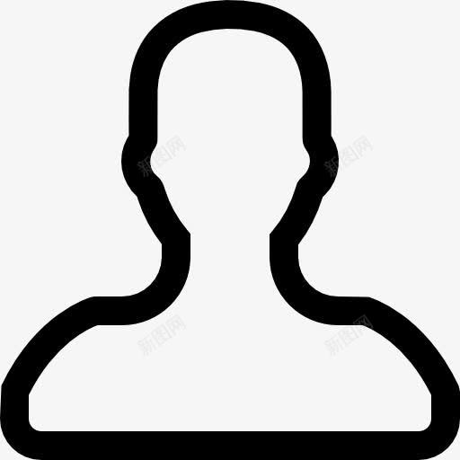 用户的男性轮廓图标png_新图网 https://ixintu.com 人 概述 用户 男性 界面 符号 轮廓
