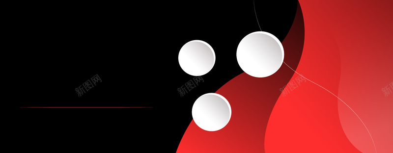 黑红商务科技色块样式双十二购物狂欢矢量图背景