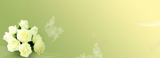 白色玫瑰清新唯美背景bannerjpg设计背景_新图网 https://ixintu.com banner 唯美 清新 玫瑰 白色 背景 花朵