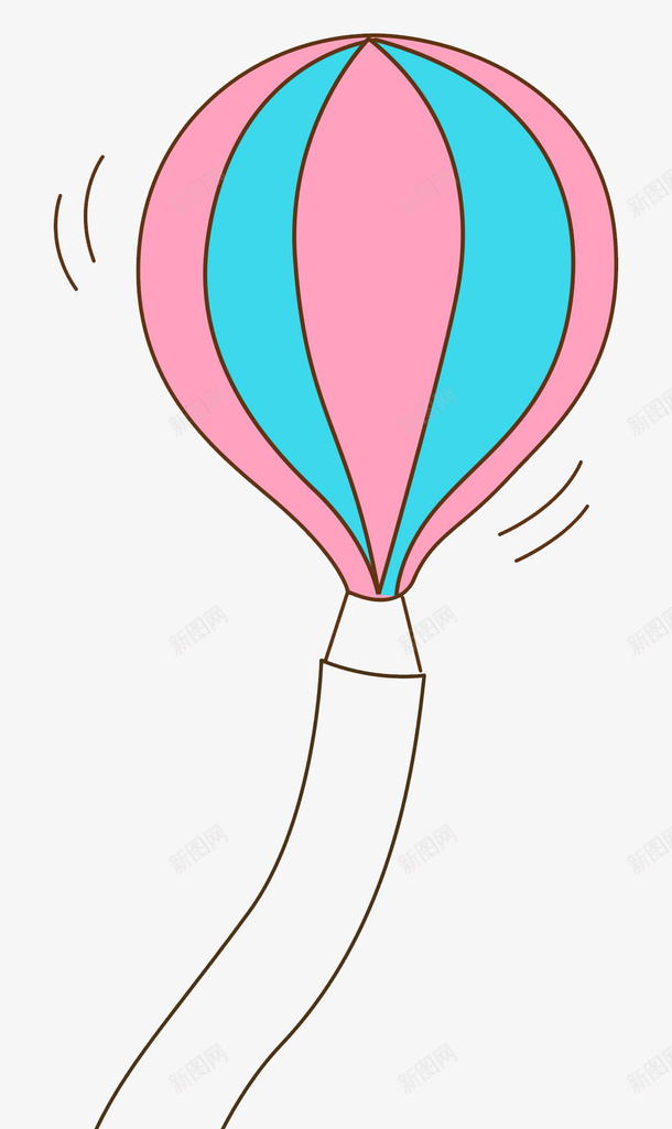 com 一个气球 卡通气球png 气球素材 气球素材png 气球素材免抠图