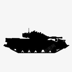 坦克轮廓素材