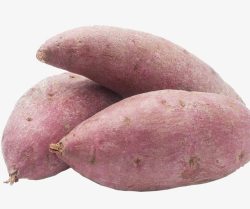根茎紫薯素材