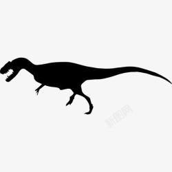 异特龙异特龙恐龙形状图标高清图片