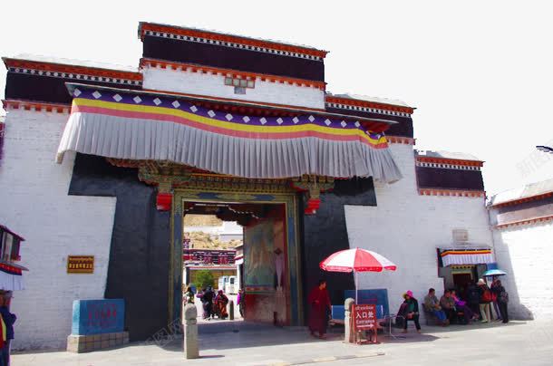 西藏扎什伦布寺风景6png免抠素材_新图网 https://ixintu.com 中华人民共和国西藏自治区 中国西藏 旅游 景点 美景 西藏