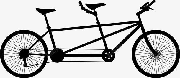 手绘双人自行车图标png_新图网 https://ixintu.com 单车 卡通自行车 双人自行车 手绘自行车矢量 自行车 自行车手绘 非机动车