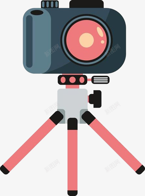 红色相机简笔画png免抠素材_新图网 https://ixintu.com 卡通 拍摄 照相机 相机 相机简笔画 简笔画 红色