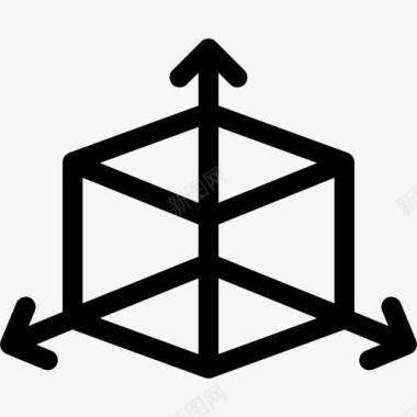 立方体的箭图标图标