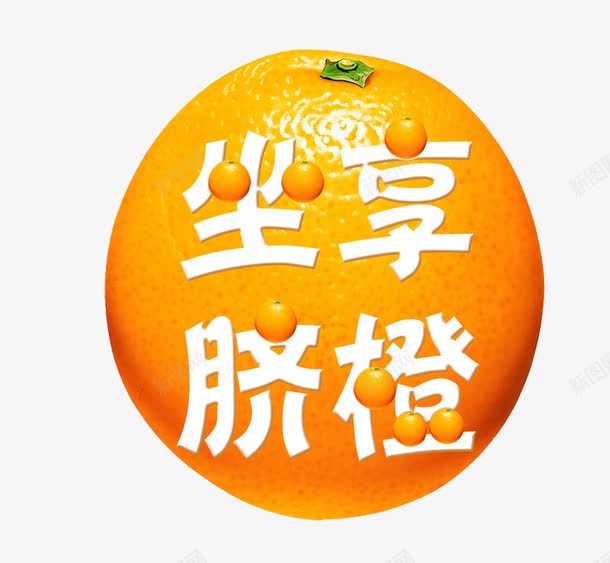 坐享脐橙png免抠素材_新图网 https://ixintu.com 坐享脐橙 橙子 水果