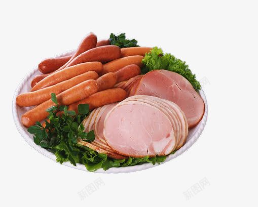 肉制品png免抠素材_新图网 https://ixintu.com 健康食品 火腿图片 美味的火腿肠 营养丰富的火腿肠
