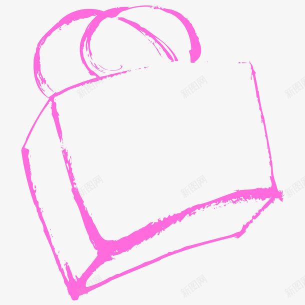 紫色包包线条png免抠素材_新图网 https://ixintu.com 动漫动画 包包 卡通手绘 手绘包包 紫色 线条 装饰图