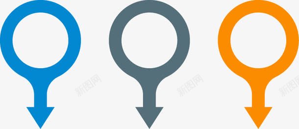 定位方向坐标图标png_新图网 https://ixintu.com 坐标 定位 方向