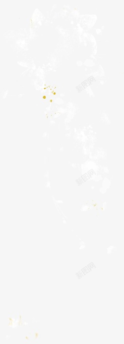 手绘白色唯美花朵素材