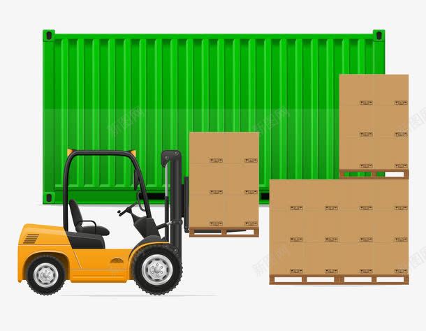 搬运货物png免抠素材_新图网 https://ixintu.com nb 卡通手绘 搬运 生产 生产商 生产家 箱子 货 货物 货车 运输货物 运输车