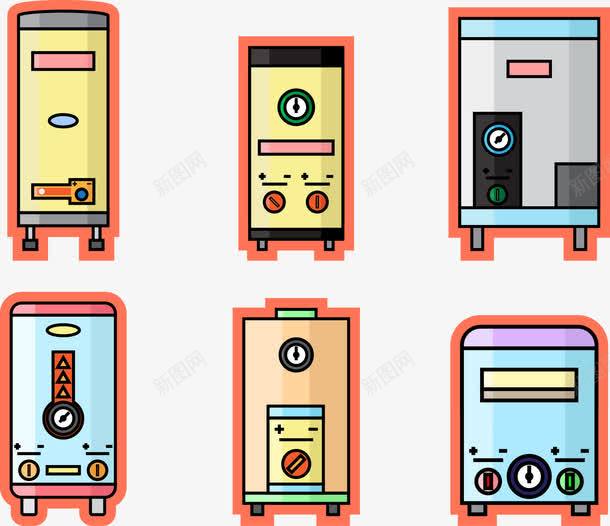家用电器png免抠素材_新图网 https://ixintu.com 家用电器 热水器 热水器卡通