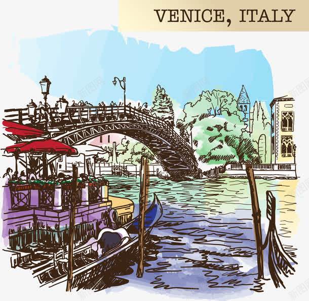 素描意大利威尼斯png免抠素材_新图网 https://ixintu.com 威尼斯 意大利 旅游 装饰