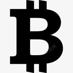 Bitcoin比特币业务金融钱glyphicons集卷3图标高清图片