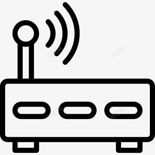 路由器图标png_新图网 https://ixintu.com WiFi 技术 无线 调制解调器 路由器 连接互联网
