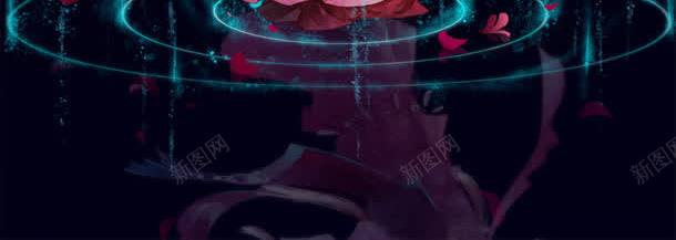 手绘中国风紫衣性感美女jpg设计背景_新图网 https://ixintu.com 国风 性感 美女