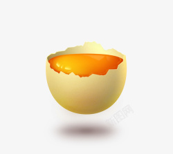 半个鸡蛋鸡蛋高清图片