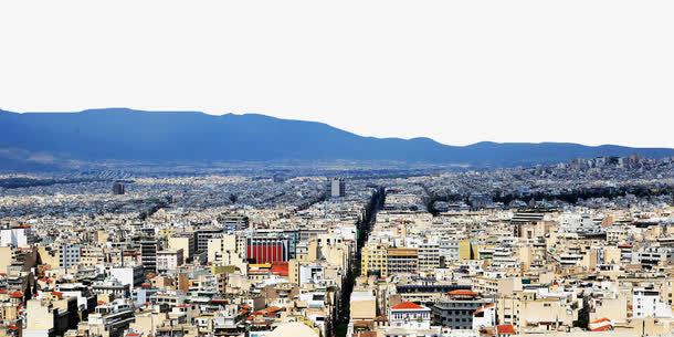 希腊城市png免抠素材_新图网 https://ixintu.com 城市 城市鸟瞰 建筑群 素材 鸟瞰