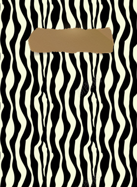 斑马设计黑白斑马条纹邀请函杂志封面矢量背景背景