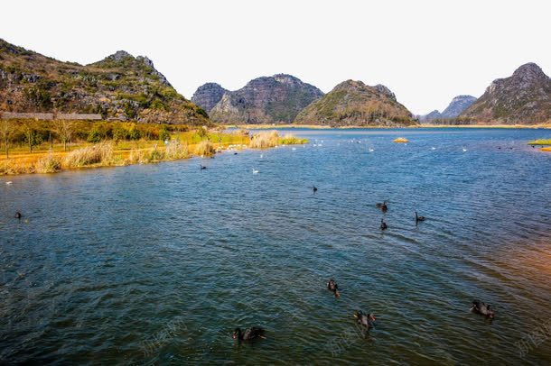 云南普者黑风景矢量图eps免抠素材_新图网 https://ixintu.com 云南 旅游 景点 著名 风景 矢量图