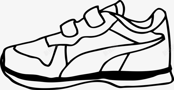 卡通白球鞋图标png_新图网 https://ixintu.com 卡通鞋 球鞋 男性 白球鞋 白鞋 矢量鞋 运动鞋 鞋 鞋子