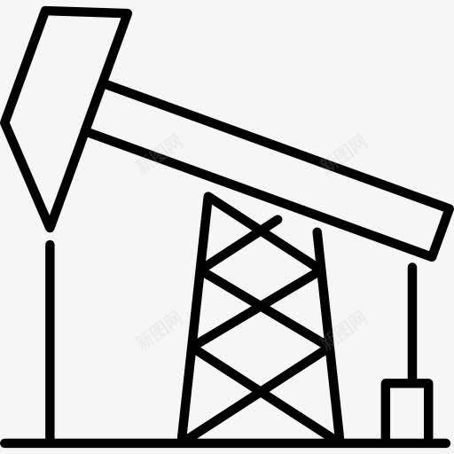 提取油图标png_新图网 https://ixintu.com 工业 技术 油田 燃料 石油 输油泵 钻井