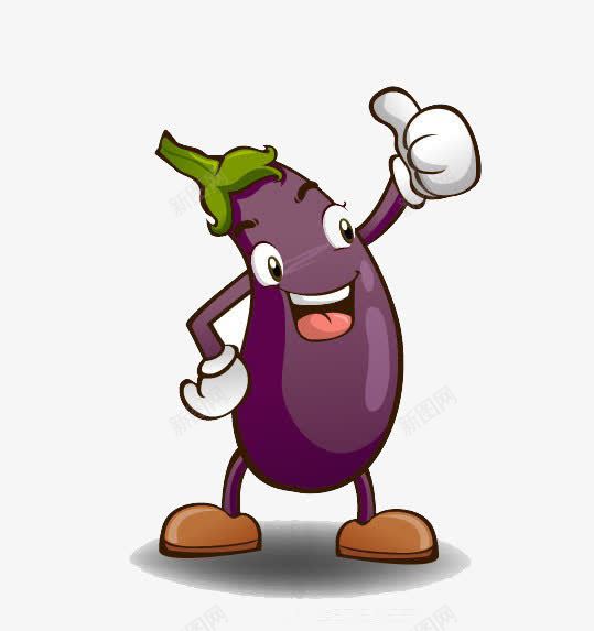创意合成紫色的茄子手绘png免抠素材_新图网 https://ixintu.com 创意 合成 紫色 茄子
