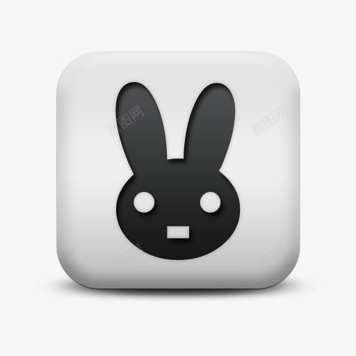 白色的广场图标兔子Animalsiconspng_新图网 https://ixintu.com animal animals icon matte rabbit sc square white 兔子 图标 广场 白色的