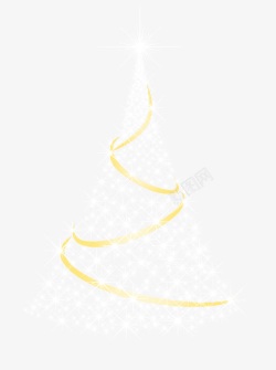 锷劅镙囬闪闪发光的圣诞树高清图片