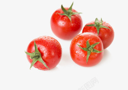 红色可爱蔬菜西红柿素材