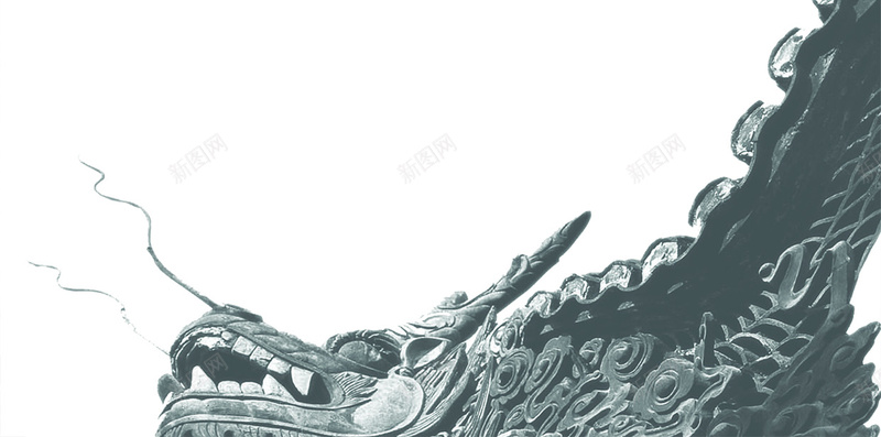中国风水墨山水背景psd设计背景_新图网 https://ixintu.com H5 h5 中国风 山峰 水墨 龙